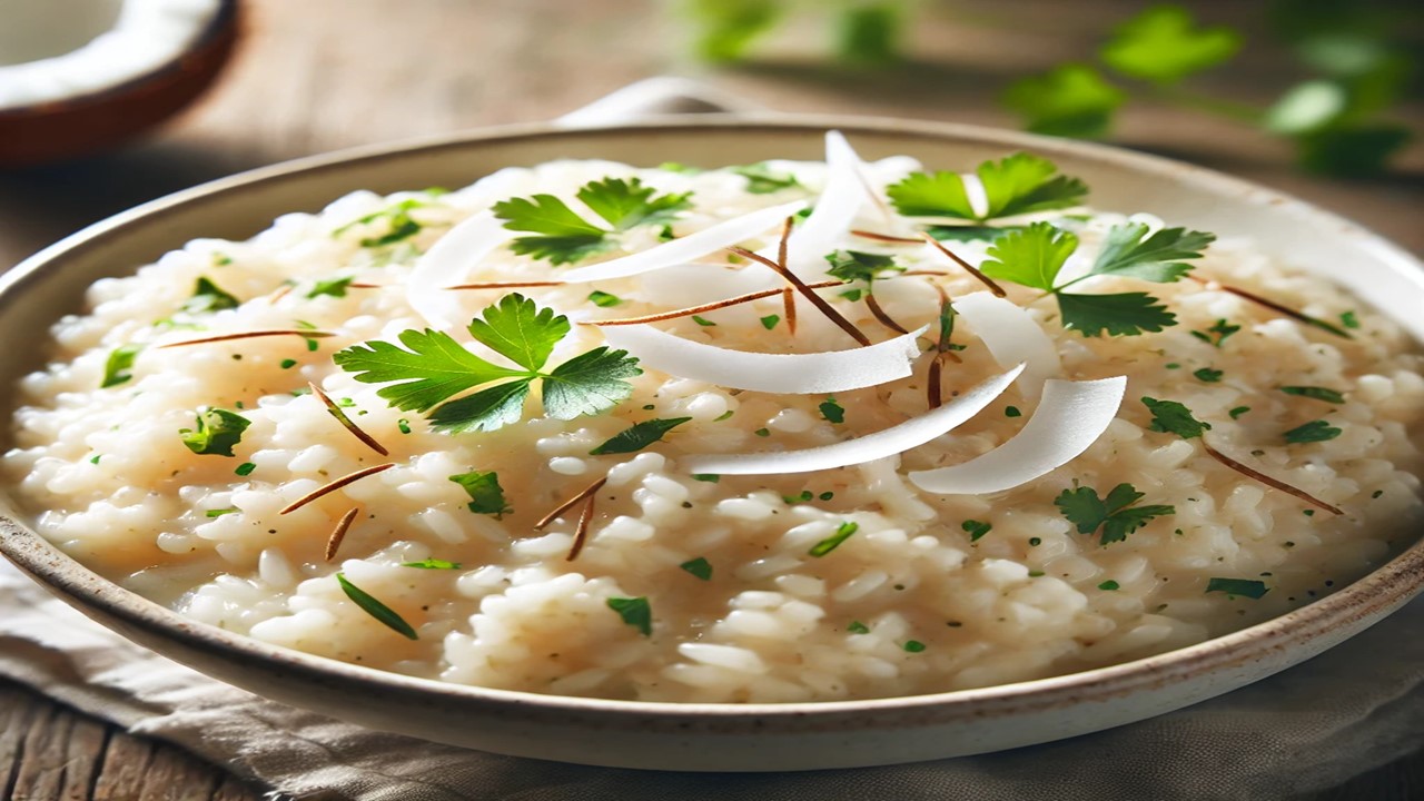 RISSOTO DE ARROZ CON COCO