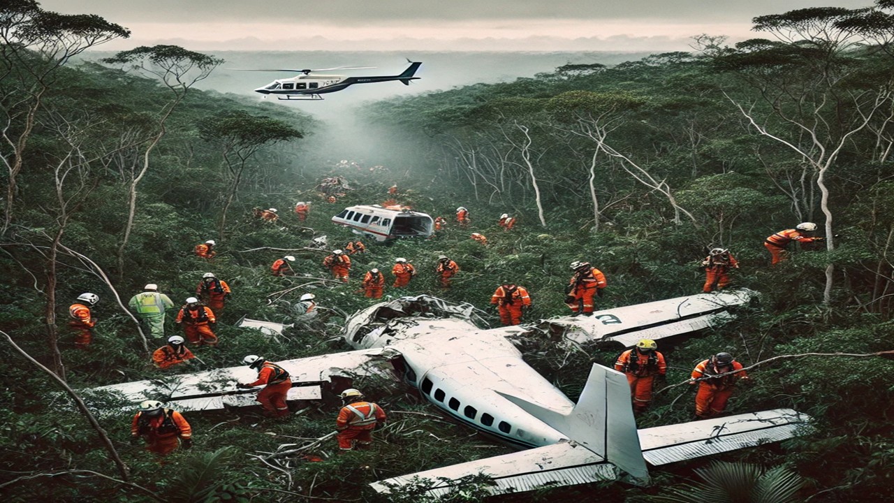 restos de avioneta privada