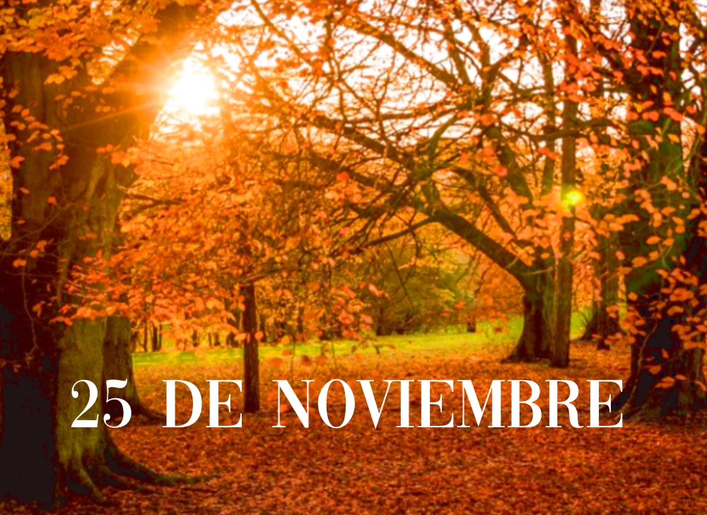EFEMÉRIDES DEL 25 DE NOVIEMBRE
