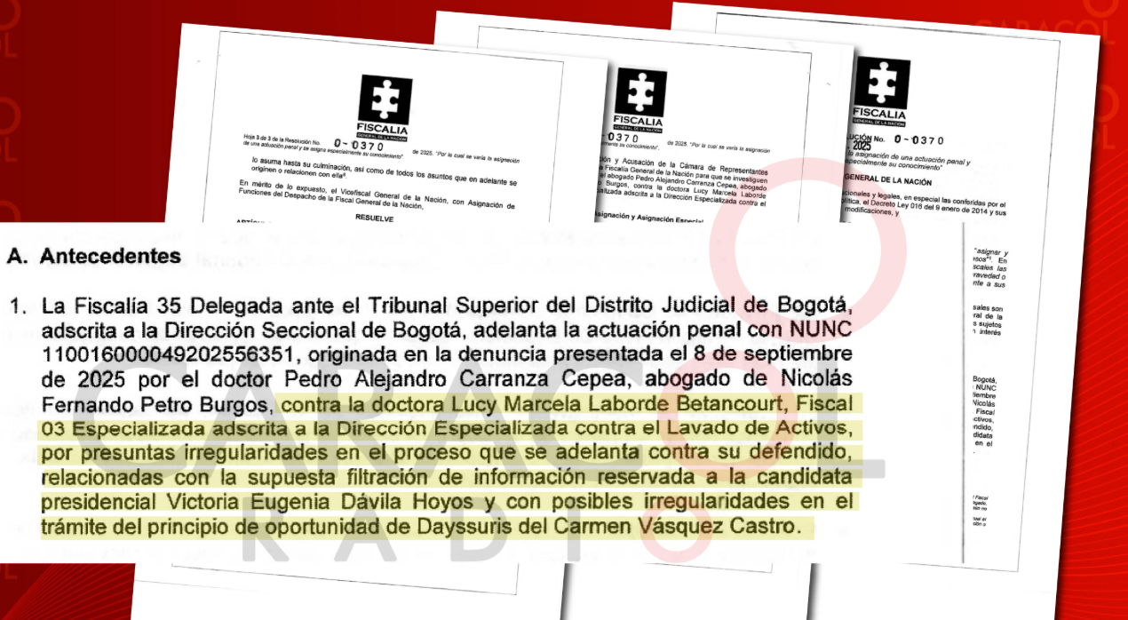 Fiscalía Investiga a la Fiscal del Caso Nicolás Petro