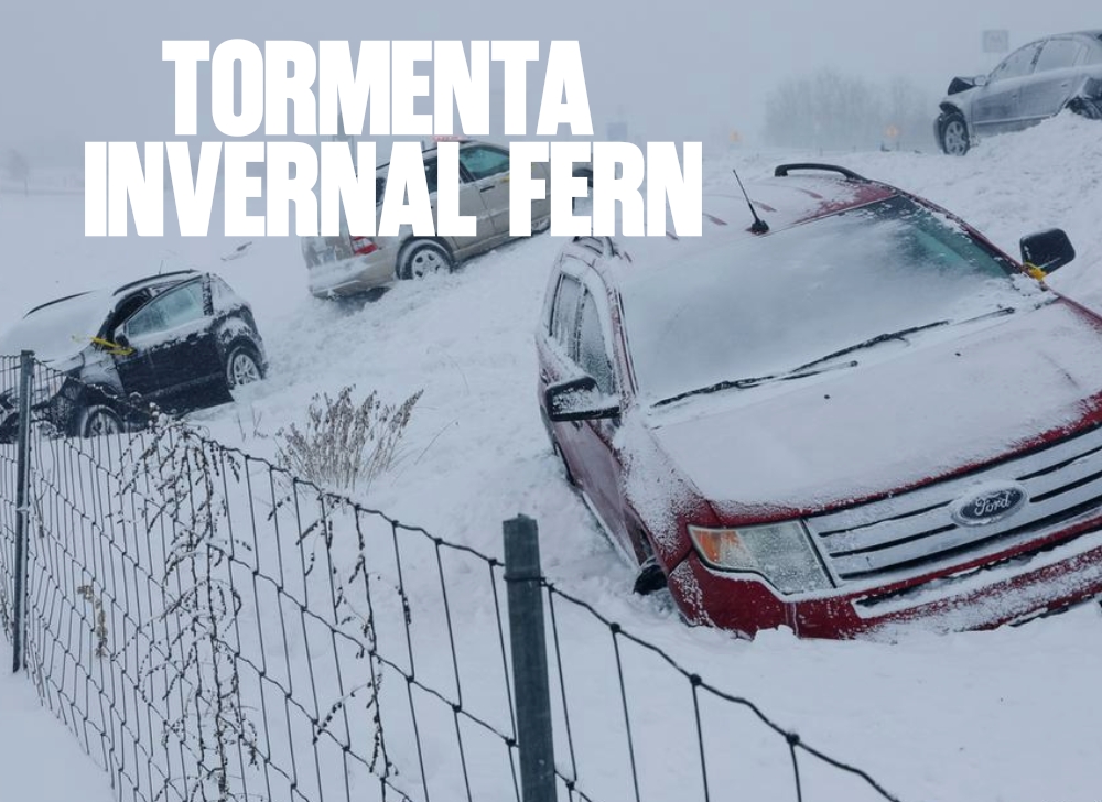 Clima extremo en EE. UU. Tormenta invernal Fern