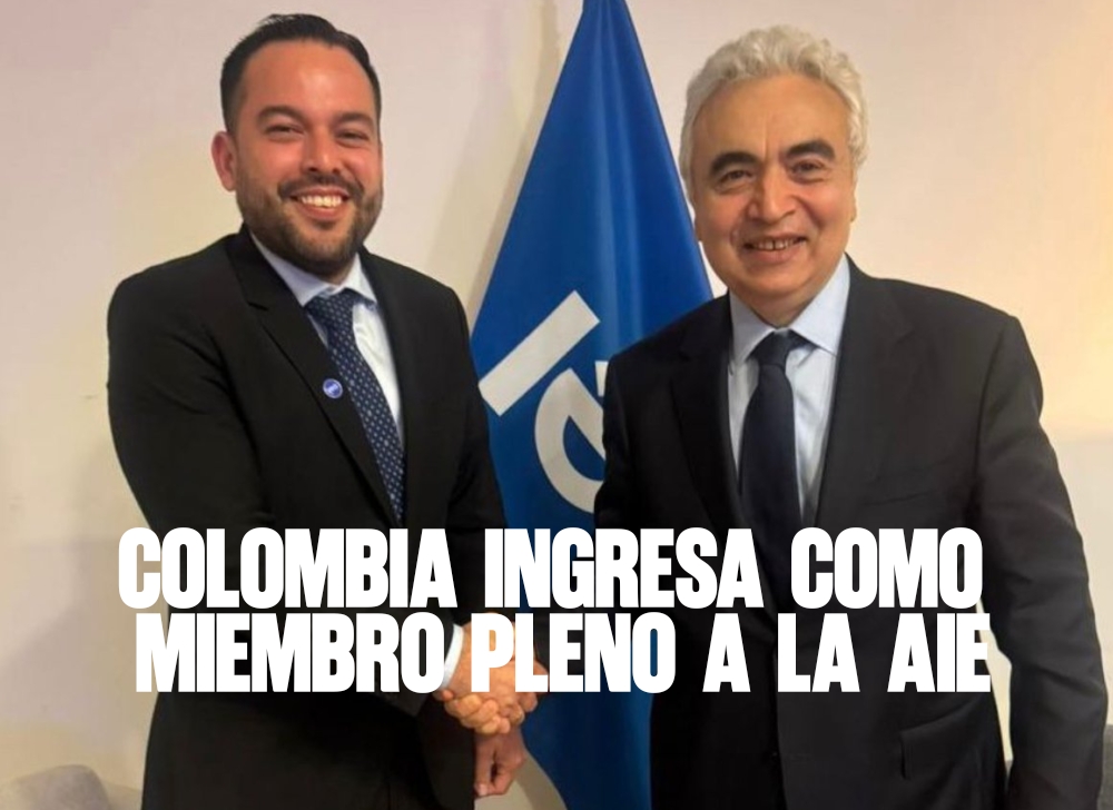 Colombia ingresa como miembro pleno a la AIE