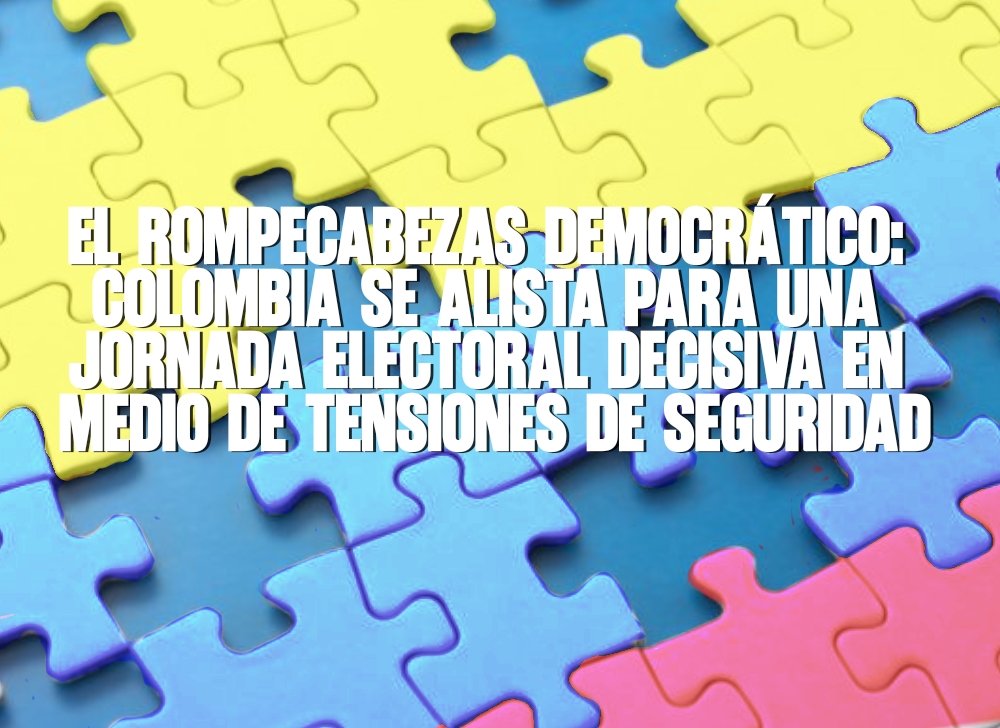 El rompecabezas democrático Colombia se alista para una jornada electoral decisiva en medio de tensiones de seguridad