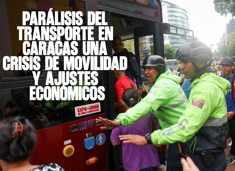 Parálisis del transporte en Caracas una crisis de movilidad y ajustes económicos