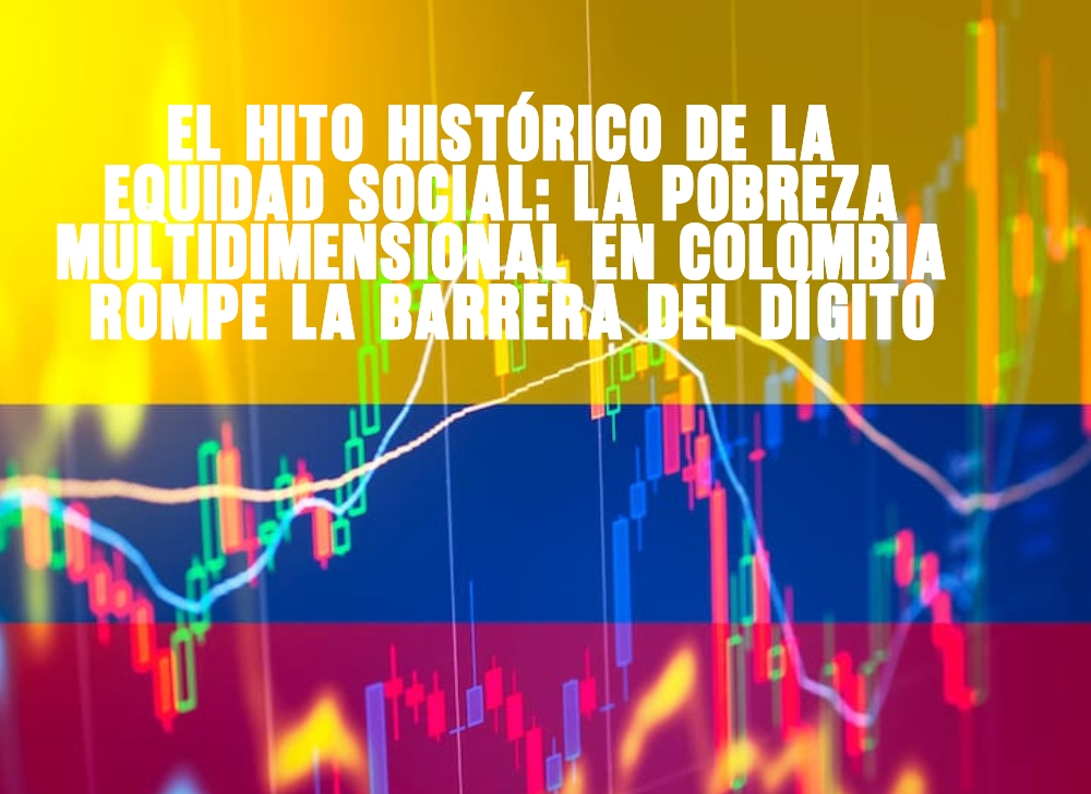 El hito histórico de la equidad social La pobreza multidimensional en Colombia rompe la barrera del dígito