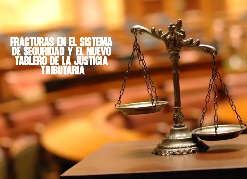Fracturas en el sistema de seguridad y el nuevo tablero de la justicia tributaria