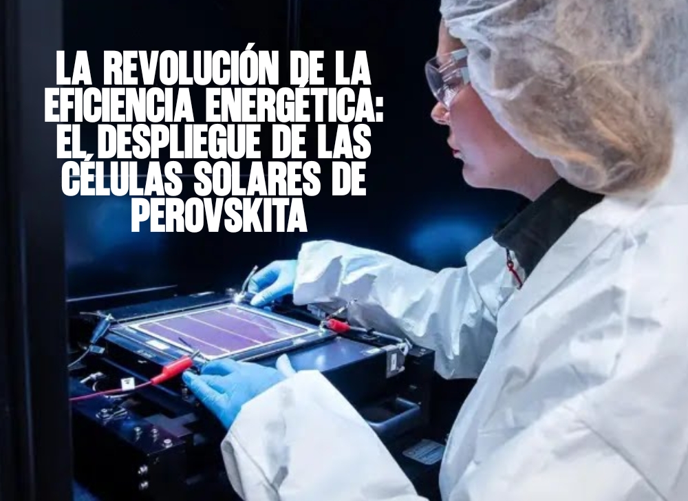La revolución de la eficiencia energética El despliegue de las células solares de perovskita