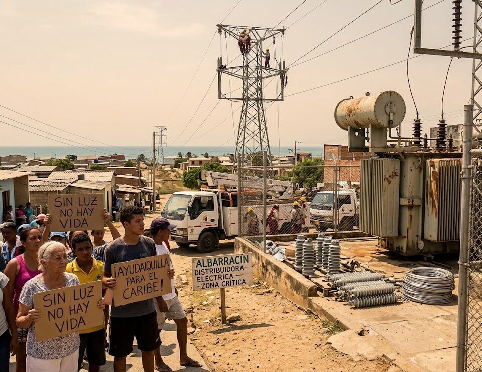La crisis del suministro eléctrico en la Costa Caribe