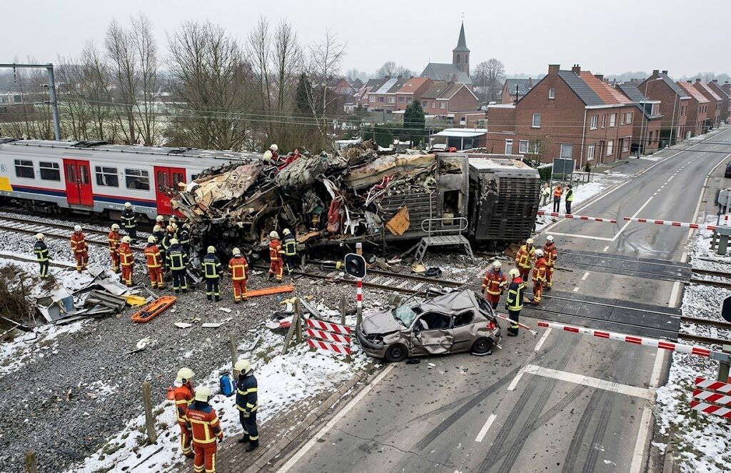La tragedia ferroviaria en Bélgica y la fragilidad de los pasos a nivel