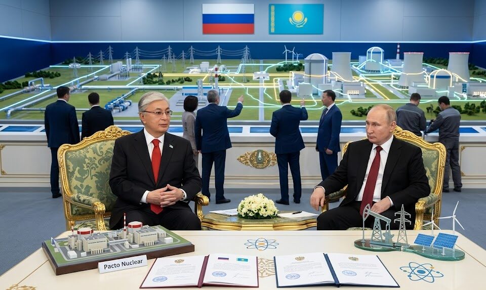 Rusia y Kazajstán fortalecen su alianza energética mediante un nuevo pacto nuclear