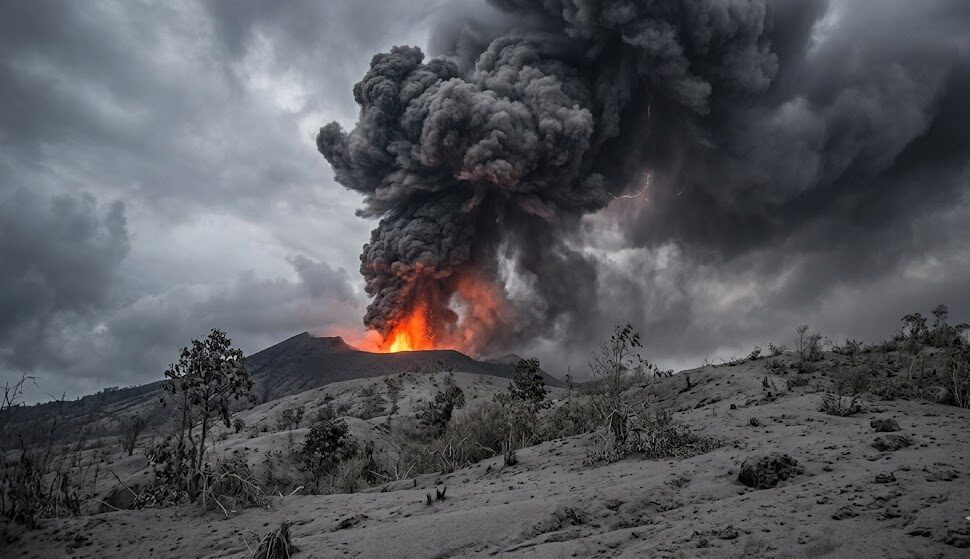 Violenta Erupción en Indonesia