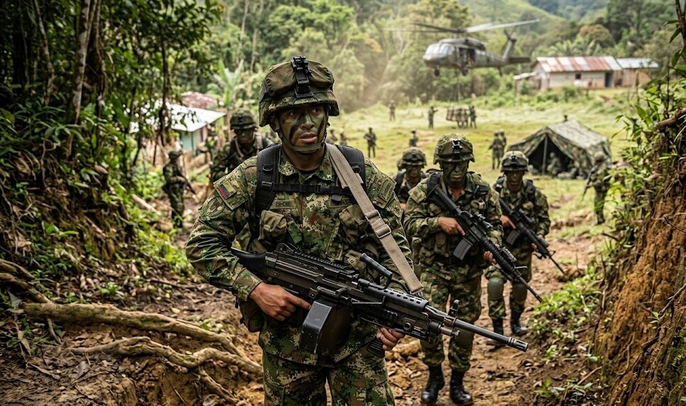 El despliegue de las fuerzas estatales ante el desafío de la seguridad rural en el Cauca