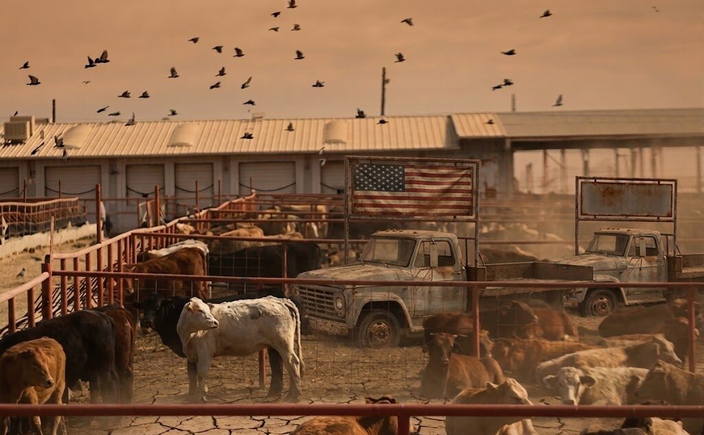 La crisis del ganado bovino en Estados Unidos