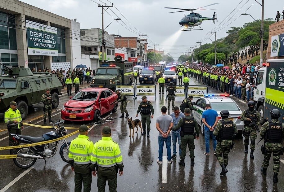 despliegue de operativos de gran escala contra la delincuencia común