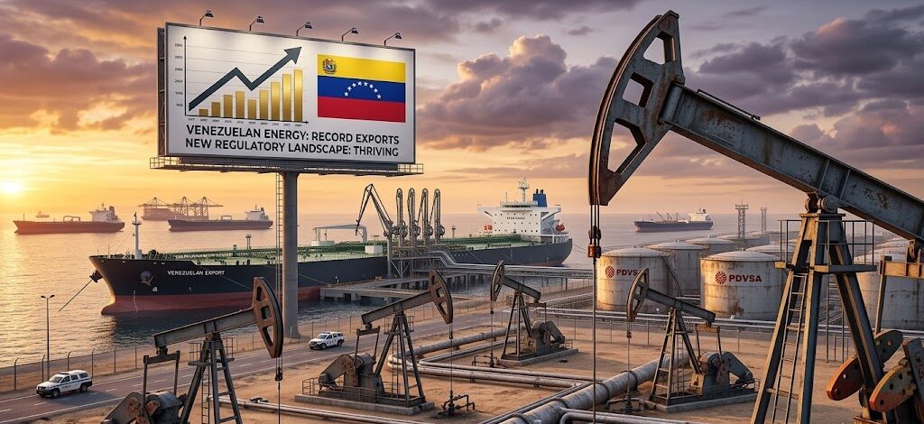 sector energético venezolano reporta cifras de exportación récord