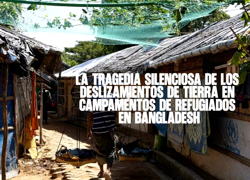 La tragedia silenciosa de los deslizamientos de tierra en campamentos de refugiados en Bangladesh