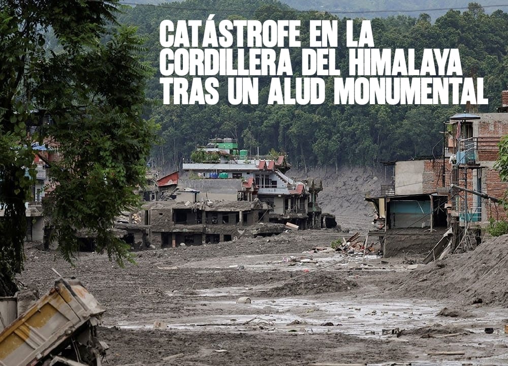 Catástrofe en la Cordillera del Himalaya tras un Alud Monumental