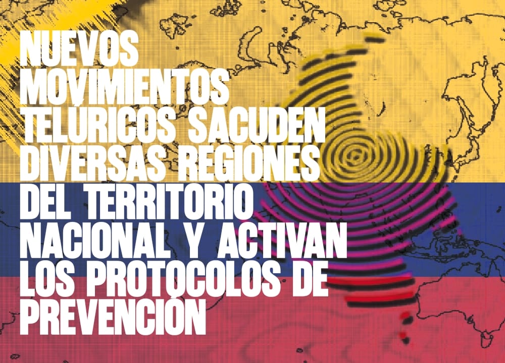 Nuevos Movimientos Telúricos Sacuden Diversas Regiones del Territorio Nacional y Activan los Protocolos de Prevención
