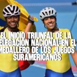 El inicio triunfal de la delegación nacional en el medallero de los Juegos Suramericano