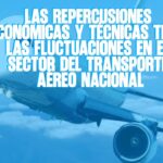 Las repercusiones económicas y técnicas tras las fluctuaciones en el sector del transporte aéreo nacional