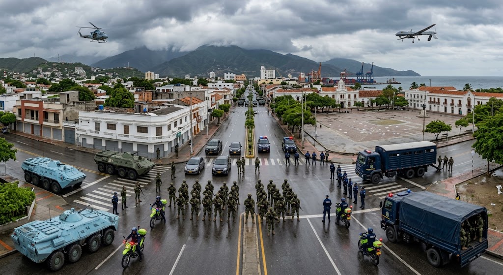 Operativo y Medidas Extraordinarias de Seguridad en Santa Marta Tras Declaratoria de Paro Armado
