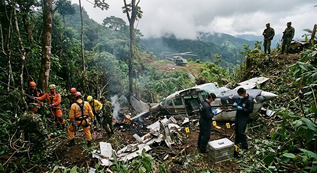 accidente aéreo en el Chocó