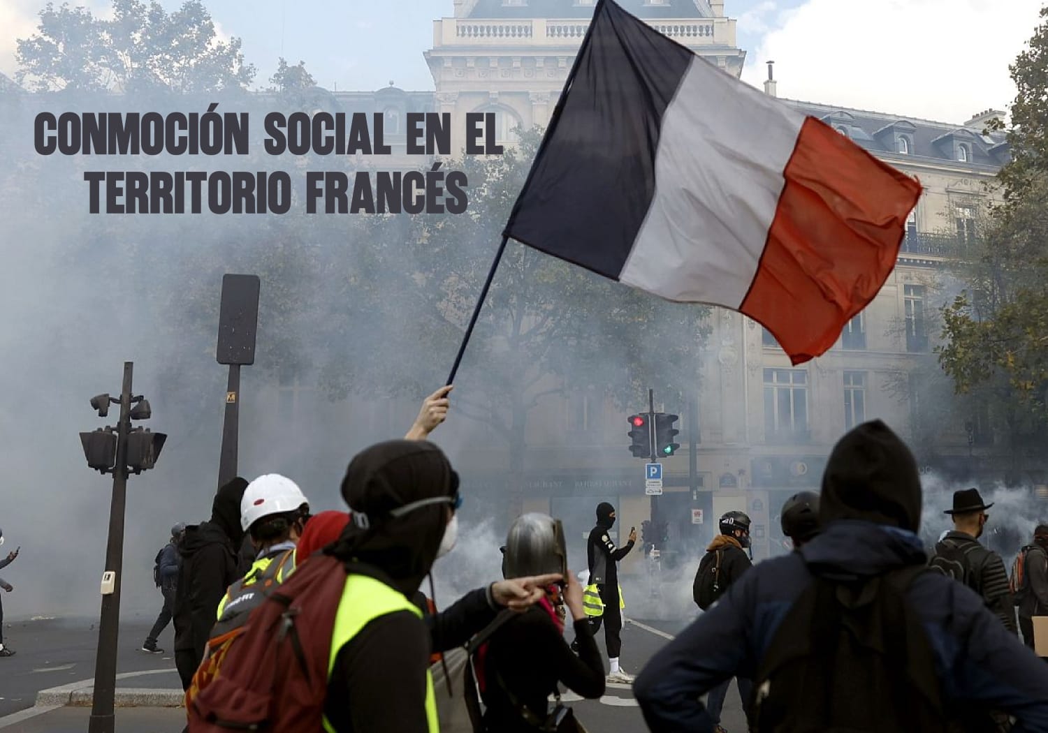 Conmoción social en el territorio francés
