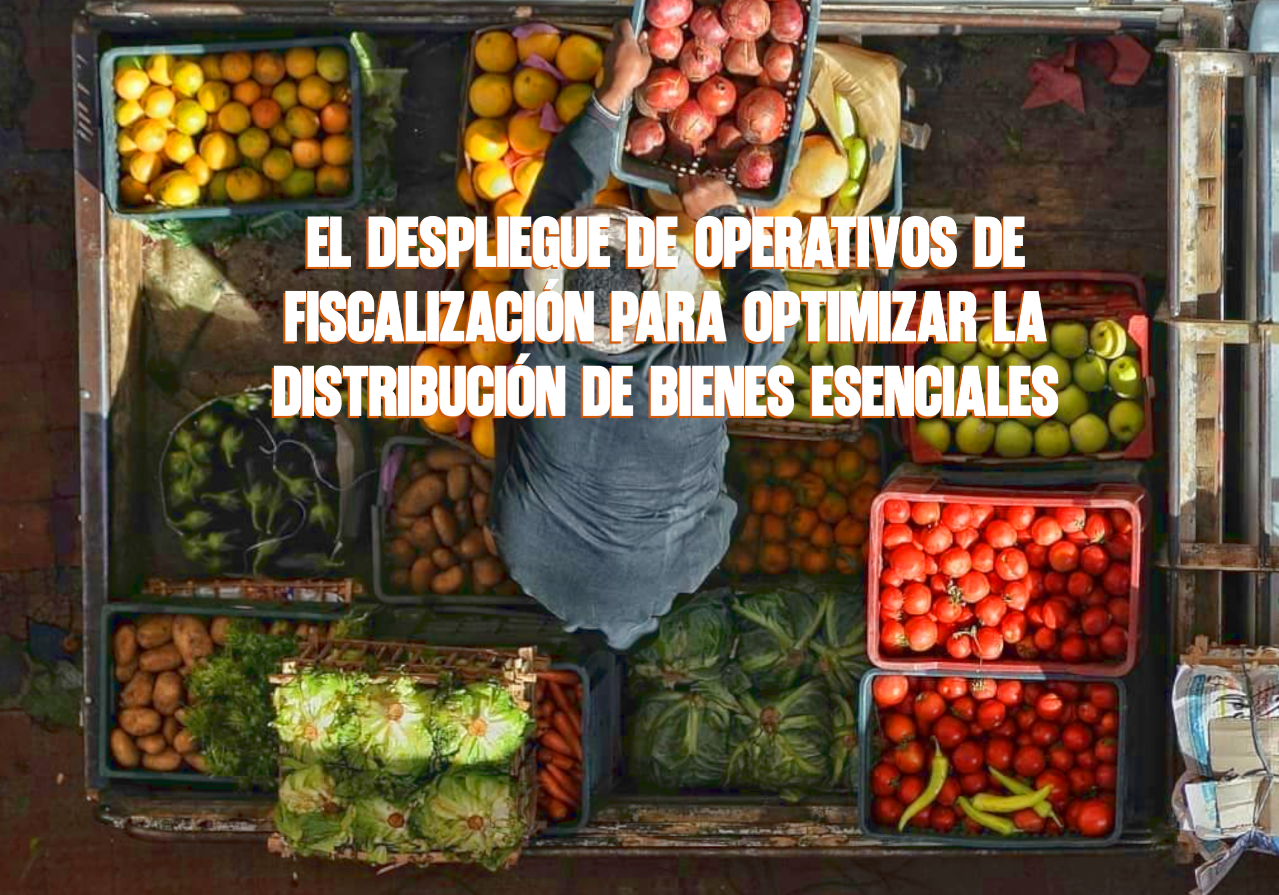 El despliegue de operativos de fiscalización para optimizar la distribución de bienes esenciales