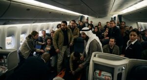tensión en el espacio aéreo