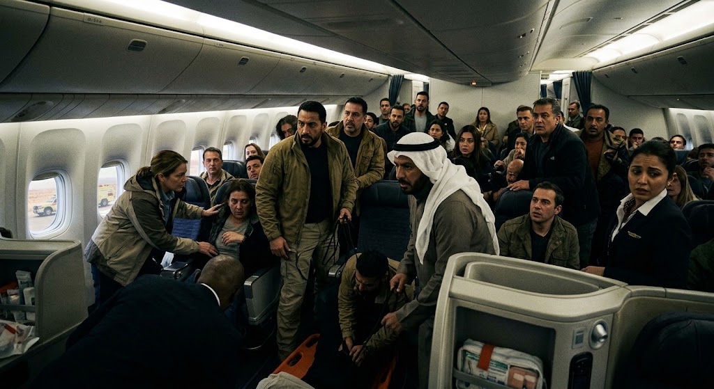 tensión en el espacio aéreo